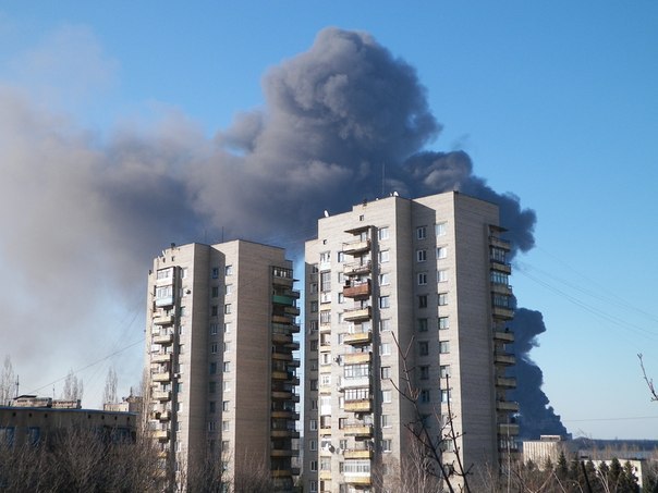 В Донбассе страшная беда - взрыв и пожар на Углегорской электростанции. Фото: vk.com/donvk