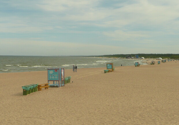 Пляж в литовском городке Паланга. Фото: Влад Беспалов