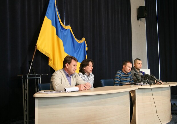Члены "Комитета патриотических сил Донбасса". Фото Алины Балабан