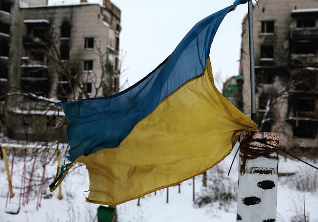 Карта боевых действий на Украине 5 февраля. 