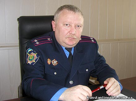 Начальник горотдела категорически отрицает факт избиения. Фото: konstantinovka.com.ua