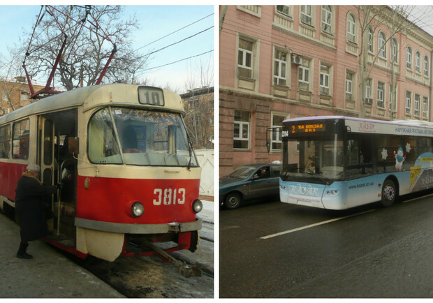 В публикации мы решили сравнить транспорт, который пускают в разные части города. Фотоколлаж: Влад Беспалов 