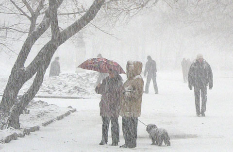 В городе будет идти снег. Фото: www.tvidi.ru.