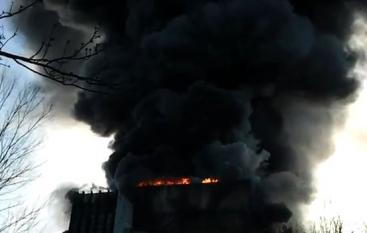 На Углегороской ТЭС сгорели все 4 энергоблока. Фото: стоп-кадр видео