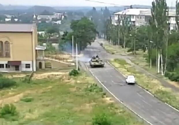На вооружении украинской армии такого типа танков нет