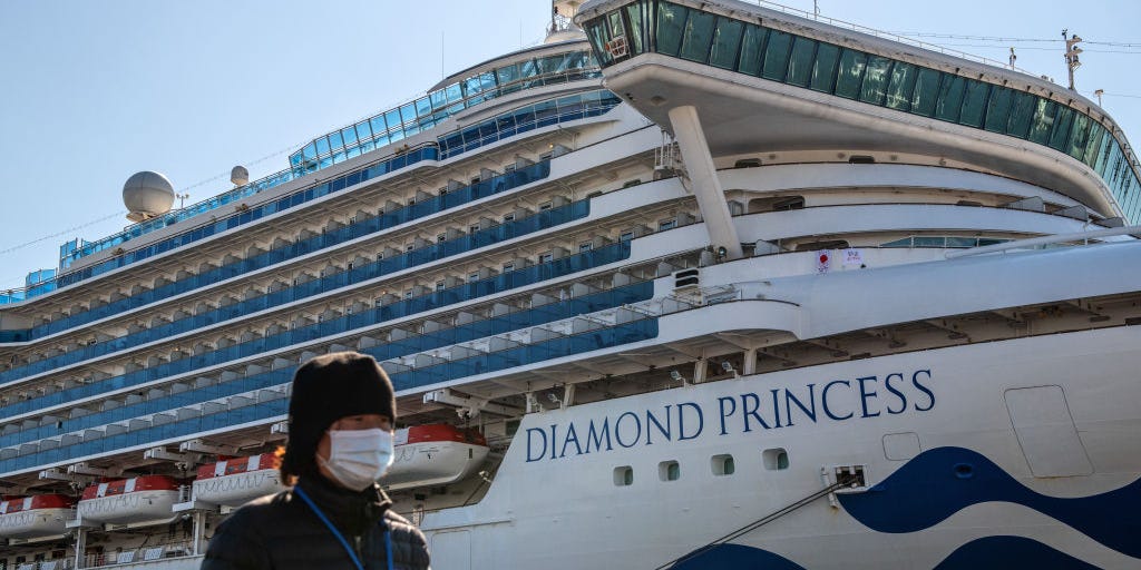 Новость - События - Карантин на лайнере Diamond Princess: общее число зараженных достигло 285